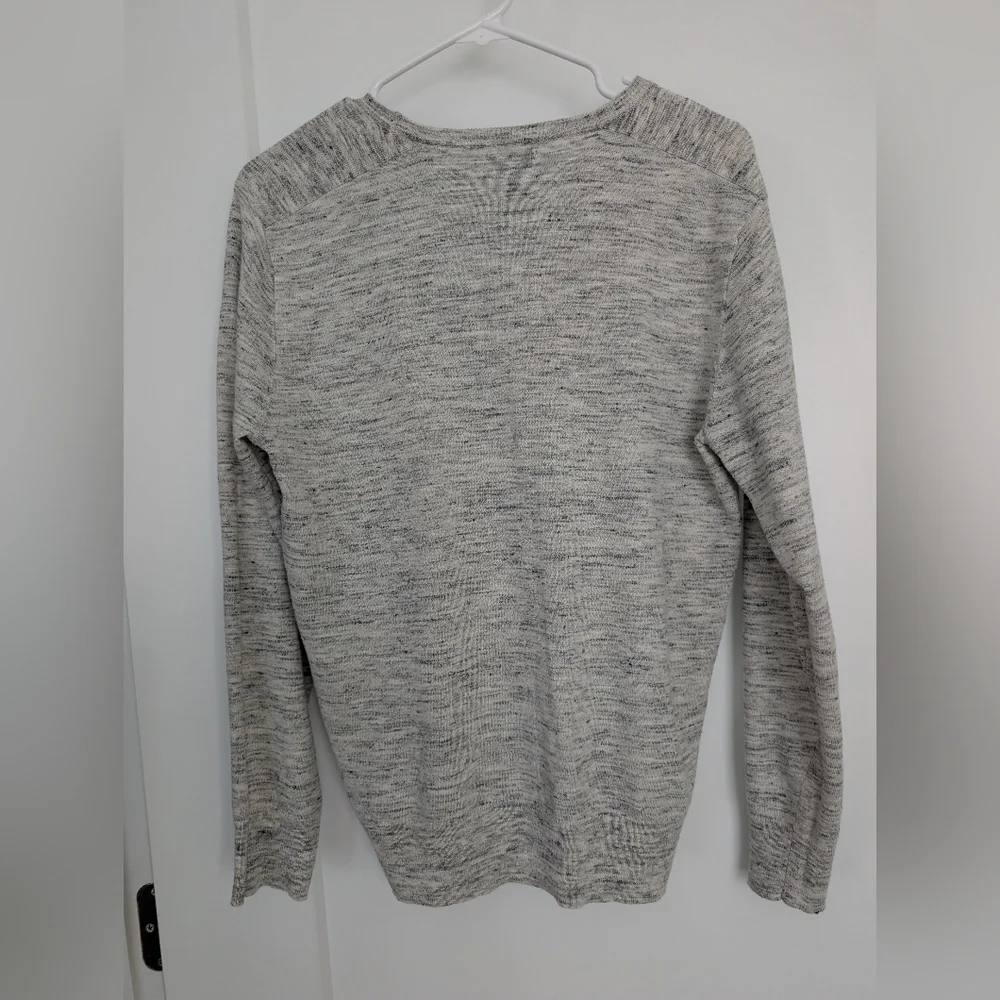J.Crew Men’s Gray Heather Lightweight Sweater Small Crewneck Pullover Casual